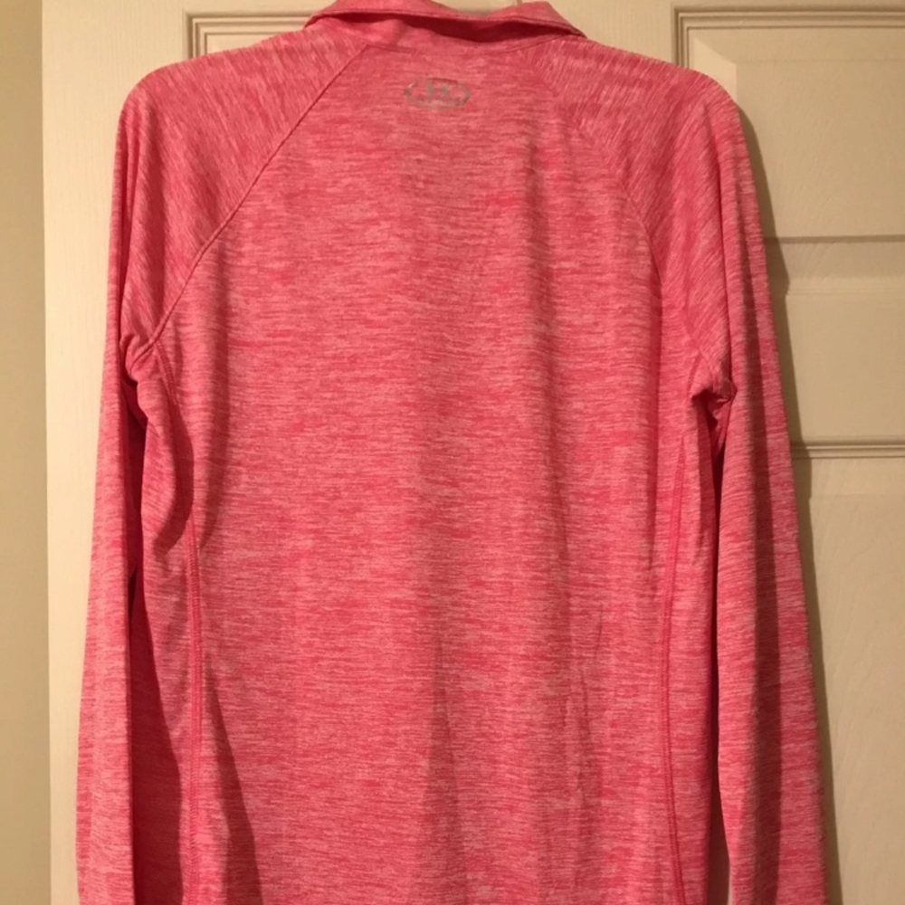 NWOT, Under Armour, Tech 1/2 Zip Twist, Pink Sky - Picture 2 of 3